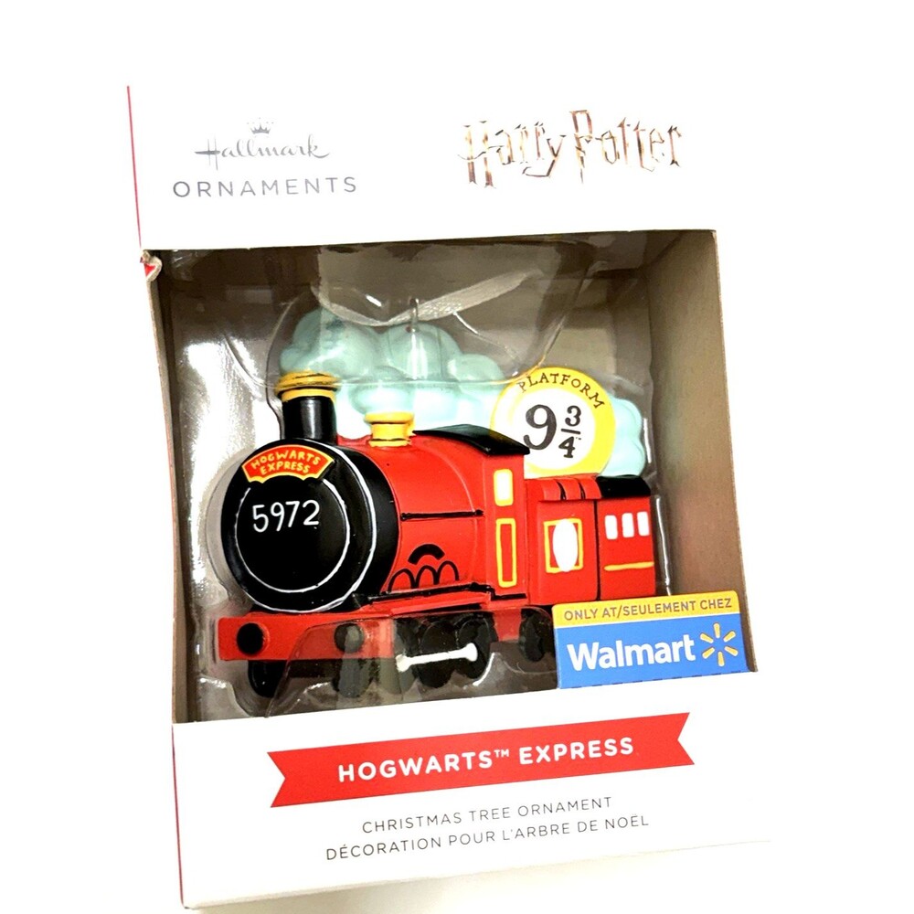 NEW Hallmark Ornament Harry Potter Hogwarts Express Platform 9 3/4 Train